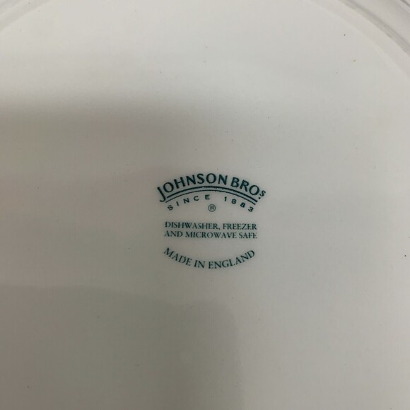 Johnson Bros Brothers White Swirl Salad Bread and Butter Plates Lot of 6 - Picture 6 of 7